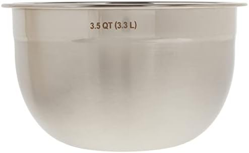 Tovolo Stainless Steel Mixing Bowls, 3.5 Qt - Metal Nesting Mixing Bowl with Rounded Lip for Easy Pour & Minimal Mess - Large & Small Dishwasher Safe Kitchen Supplies for Prep & Cooking
