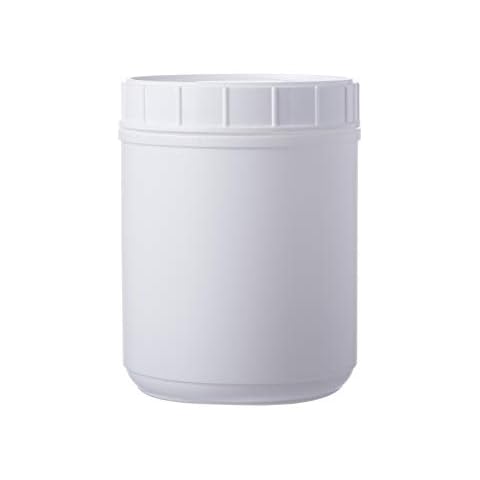 Consolidated Plastics 42591 HDPE Canister, White, 60 oz., 12 Piece Cover