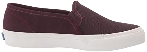 Keds Women's Double Decker Perf Suede New Sneaker, Burgundy, 5 #TOP5