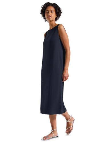 Robe sans manches en maille côtelée Street One tissu premium extensible col rond confortable
