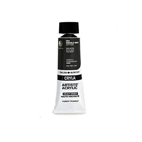 Daler - Rowney Cryla 75ml Séries A Tube de peinture - Mid Gris