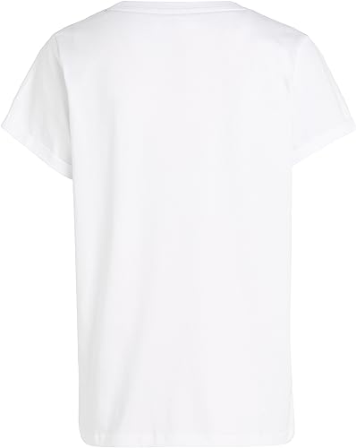 Tommy Hilfiger Damen T-Shirt Kurzarm Rundhalsausschnitt, Weiß (White), XS – Ansicht 6