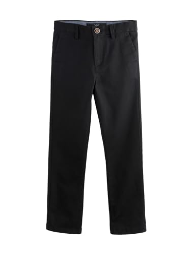 NEXT Jungen Chinohose mit Stretch Schwarz 98