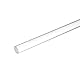 QUARKZMAN Acryl Rundstäbe 1 x 12 Klar Acryl Rundstäbe Stäbe Kunststoffstäbe Streifen für DIY Basteln Beleuchtung Garten Dekorationen - 25mm x 300mm