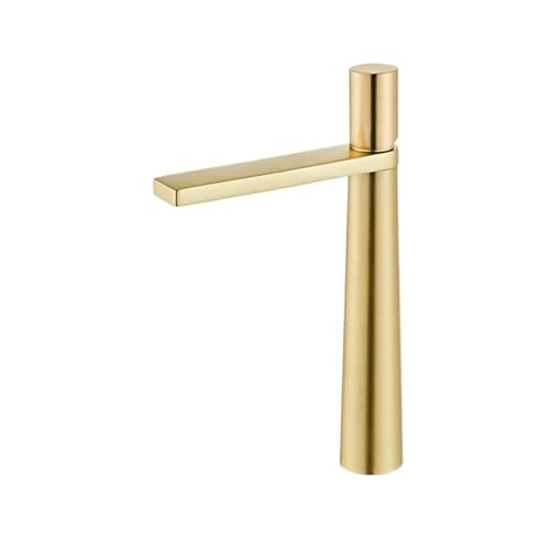 Grifo cascada lavabo alto de laton mezclador baño caliente y frio instalacion cubierta 2