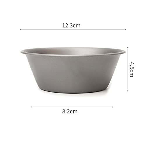 Kifral Bowl Pure Titanium Bowl Outdoor Titanium Bowl Tableware Household Travel Portable Camping Bowl Ultra-Light Food Container Bowl #TOP4