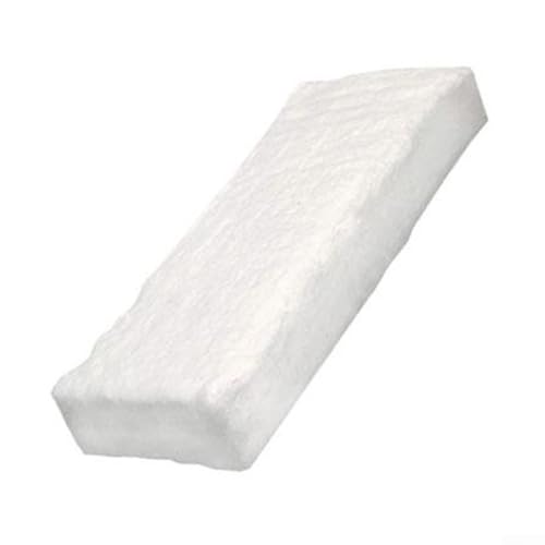 Esponja de cerámica para chimenea de etanol 30x10x3cm, inserto de cámara de combustión de fibra CMS de alta temperatura para quemadores de gel y estufas, blanco para potenciador de bolas de fuego