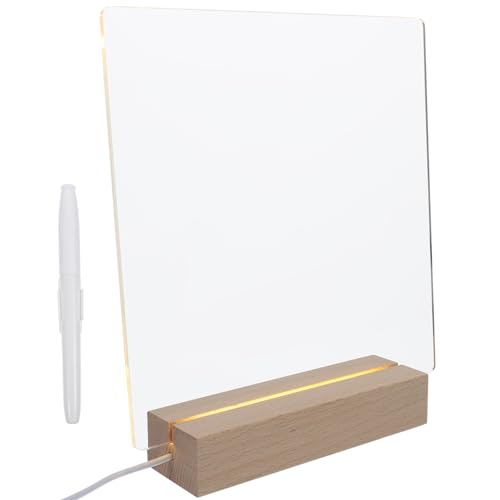 Tableau acrylique à LED pour ne plus oublier vos notes de cours et devoirs sur votre bureau