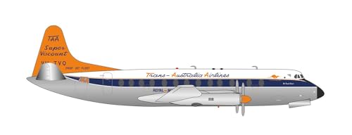 Modelismo avion Vickers Viscount 800 TAA maqueta metalica 1/200 miniatura Herpa VH-TVQ