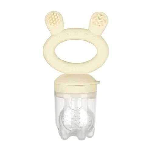 Image of haakaa Silicone Fresh Food Feeder with Silicone Pouch Cover 1 PK BPA Free (Oat) (BHK144)