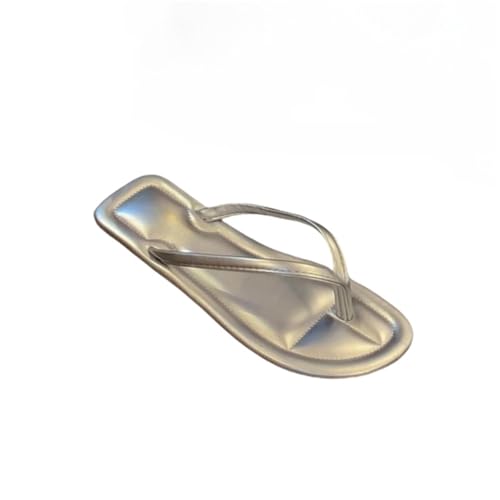 Women's Rhinestone Flip Flops Fashion T-strap Flat Slides Dressy Summer Slip On Flip Flops For Ndoor Outdoor Daily