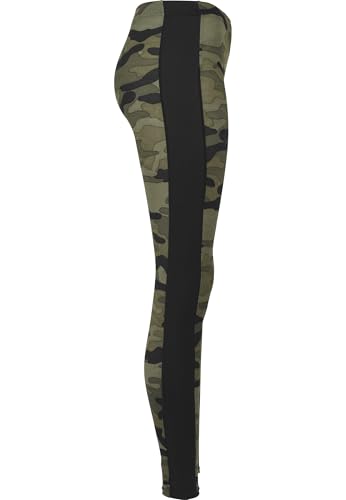 Urban Classics Ladies Camo Stripe Leggings Donna Leggings Mimetico Bosco/Nero S - 7