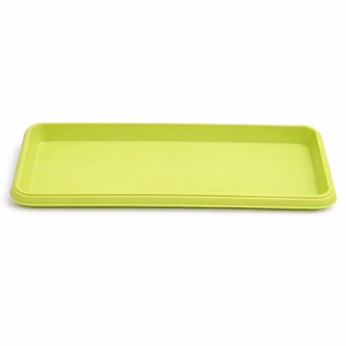 Image of Tray for Bello Rectangle 30cm (Yellow) Plastic Planter | Drainage Water Collector Tray for Home & Garden