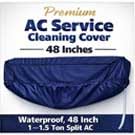 Image of Split AC Cleaning Cover Waterproof | Indoor AC Service Washing Bag | AC Coil Cleaning Cover for Split Air Conditioner (Parachute 52 Inches)