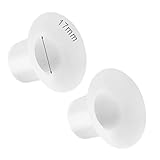 LOZAEVE Flange Inserts 17mm Compatible with Elvie / Willow Hands-Free Portable Breast Pump 24mm...