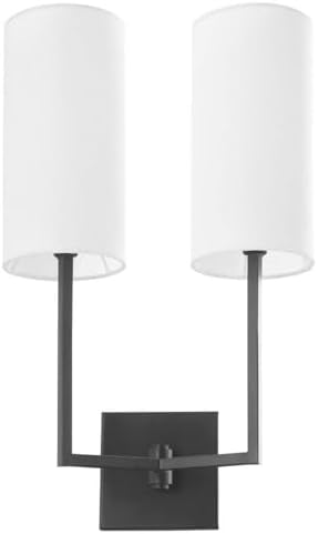 Quorum Lighting 5174-259 Merrick Wall Light, 2-Light 120 Total Watts, Matte Black