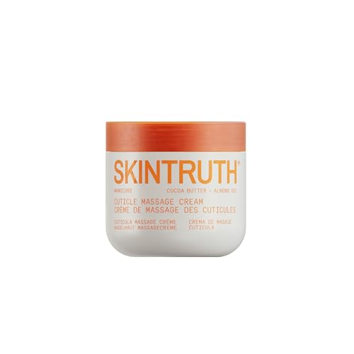 Image of Skintruth Cuticle Massage Cream with Sweet Almond Oil & Cocoa Butter – NOURISHING REPAIR NAIL TREATMENT 100ml
