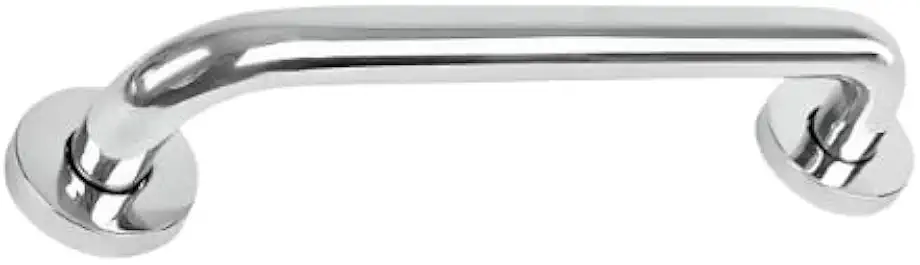 Barra de Apoio em Aço Inox 40cm para Banheiro – Segurança Antiderrapante, Suporte para Idosos, Gestantes e Pessoas com Mobilidade Reduzida, Alta Resistência