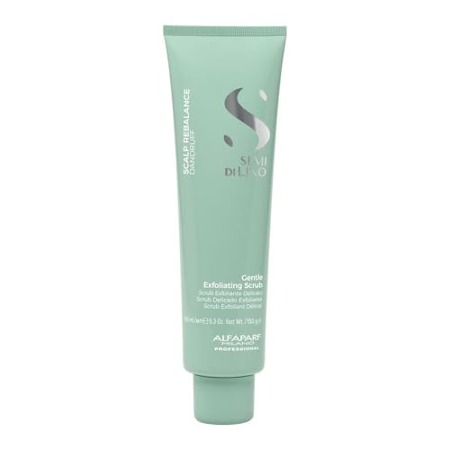 Alfaparf Milano | Semi di Lino Scalp | Gentle Exfoliating Scrub - Scrub esfoliante per cute con problemi di forfora, 150ml