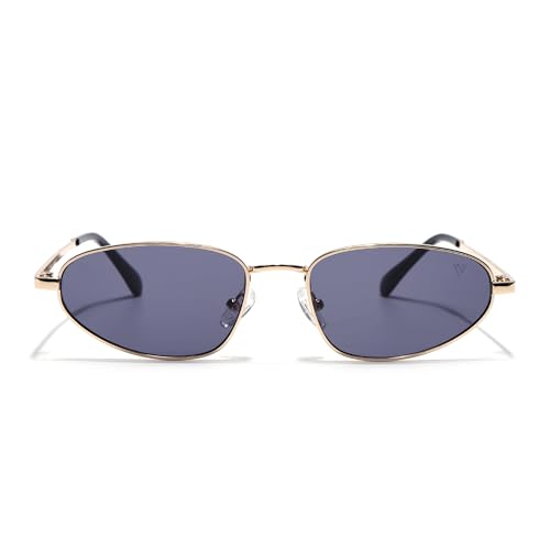 Image of Voyage UV Protected Oval Sunglasses for Men & Women