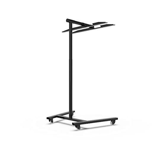 Red Light Therapy Stand, Horizontal Mobile Stand for HGPRO Series Red and Near Infrared Light Therapy Panels, Perfect for Home Use or Commercial Use, Adjustable Height, Wheel Locks