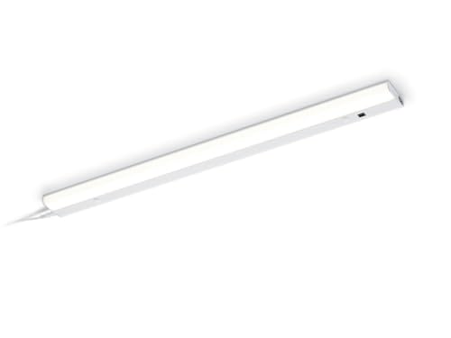 Aplique LED para cocinas Trio Simeo regleta blanca de pared y estanterías