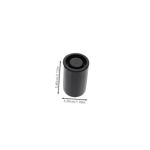 Latas de película vacías para carretes fotográficos en pack de 50 piezas de plástico negro 4