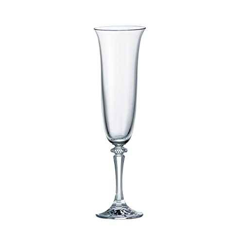 Conj. C/ 6 Taças P/Champanhe Branta 175ml Bohemia Crystalite