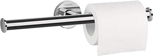 Image of hansgrohe Spare Roll Holder 12-inch Spare Roll Holder in Chrome, 41717000