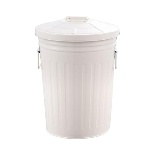 Solution de gestion des déchets ménagers poubelle ronde avec couvercle - 2