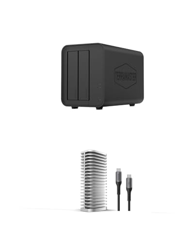 TERRAMASTER D2-320 + D1 SSD Pro Enclosure USB y NVMe miniatura 1