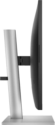 Image of HP E27k G5 27 inch 4K UHD IPS USB-C Monitor with 5ms Response Time, Anti Glare, VESA Mount (100mm), Flicker Free, Displayport, HDMI & Dockztorm USB Port Expander, Black /Silver Color (6N4C4AA#ABA)