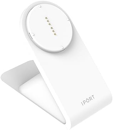 IPORT 72353 CONNECT PRO BaseStation White - Fast Tabletop Contactless Charging Station | Magnetic Docking, 27W Power, LED Status, Compatible with all CONNECT PRO Cases