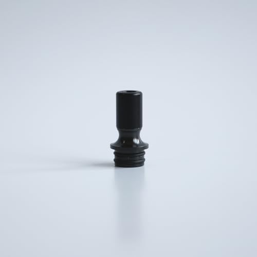 WratryParts 510 bocchini MTL Drip Tip in acciaio inox per serbatoio Subohm RTA RDA a 510 fili (nero nero)