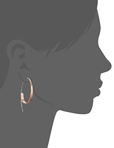 Skagen Women's Kariana Two-Tone Curl Earrings, 40 Mm #TOP1
