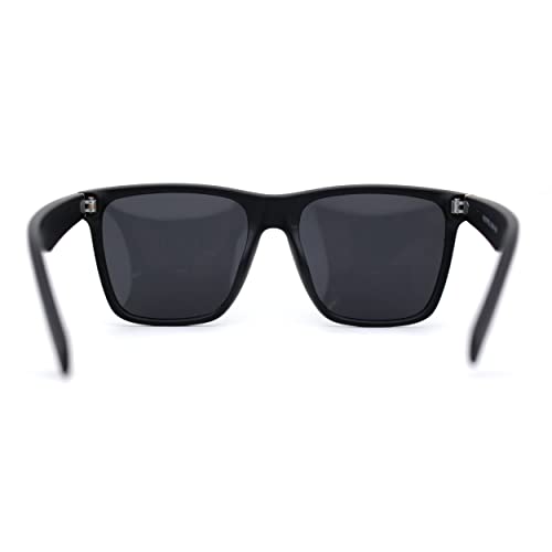 SA106 Polarized Mens Gentlemans Horn Rim Plastic Hipster Sunglasses4