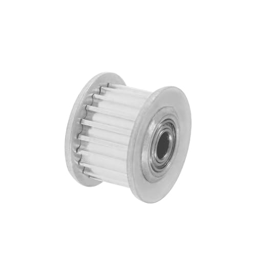 ZGFUS 2pcs XL 20T Idler Pulleys with Teeth, Inner Bore 5/6/7/8/10/12mm Synchronous Pulley Wheel 11mm Width Gear Belt Ider Pulley(Size:7mm)