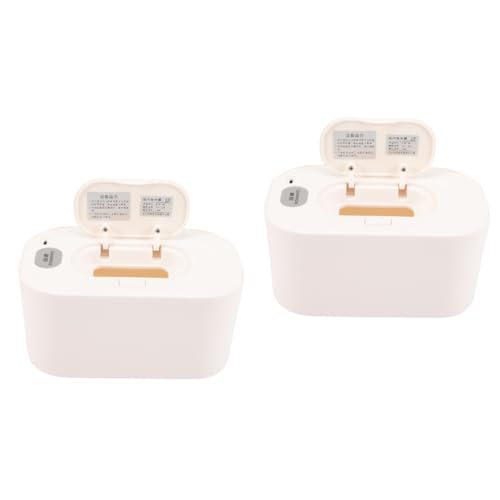 PRETYZOOM 2 Piezas Calentador Portátil de Húmedas para Bebés Dispensador USB de Caja Térmica para Uso Interior y Exterior Gran Capacidad y Temperatura para Cambio de