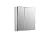 KOHLER K-CB-CLC2526FS 25-by-26-by-5-Inch Double Door Aluminum Cabinet