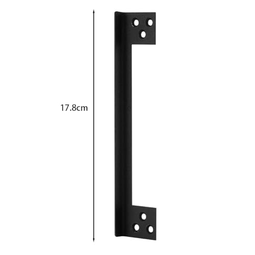 Ieron Türriegel-Schutzplatte, Sicherheitsschutz für nach außen öffnende Türen, Schutzplattenabdeckung aus Stahl (7 Zoll)