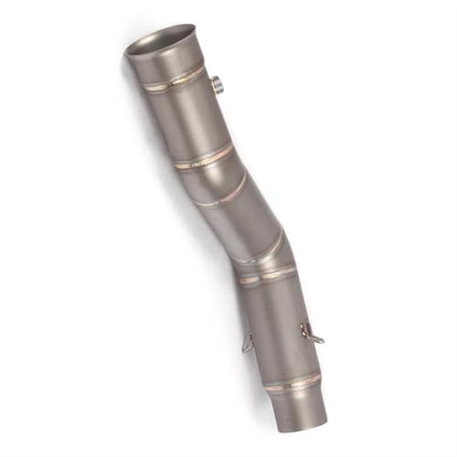 スリップオン オートバイ排気管 ステンレススチール サイドロー ミドルリンクパイプ オートバイマフラー に適合するR1 YZF-R1 2009-2014 用