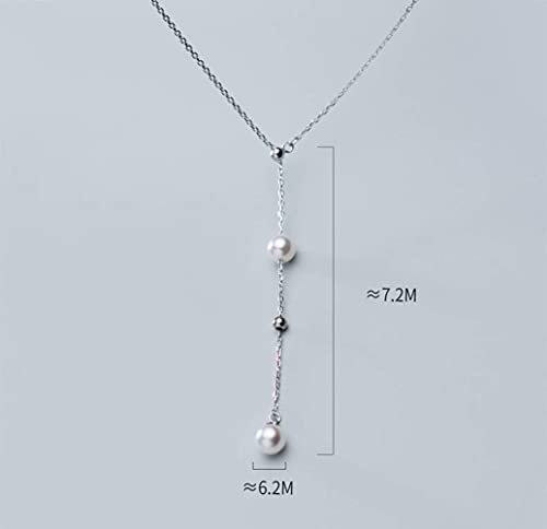 Collier en argent de qualité supérieure aux perles durables