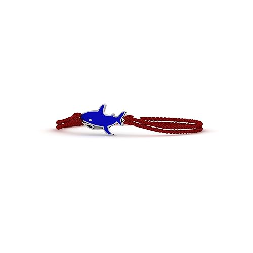 Image of KuberBox 925 Sterling Silver Baby Shark Silver Rakhi For Brother