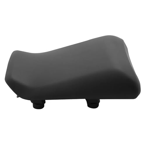 Asiento trasero de moto con acabado premium negro 3