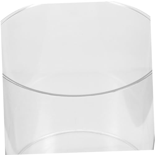 Caneca transparente mini de escritorio con tapa miniatura 4