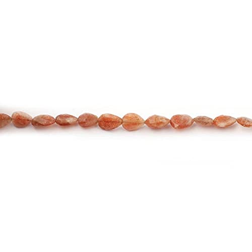 Sun Stone Faceted Briolettes en pierre de soleil taillée de qualité joaillerie SB4412