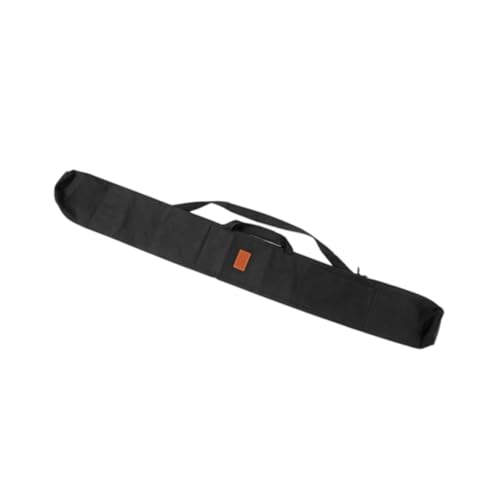 B Baosity Estuche para Cañas de Pescar Confeccionado en Lona Gruesa Bolso de Transporte Plegable Y Lavable Compartimento Amplio Y Correa Ajustable Servicios de, Negro