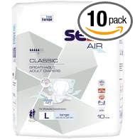 Seni Air Classic Adult Diapers L 10 pcs