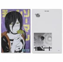 チェンソーマン　レゼ　ギラギラ　ポストカード　プチ缶バッジ　2連アクリル チェンソーマン レゼ ギラギラ ポストカード プチ缶バッジ 2連