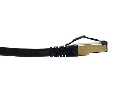 Cable de red Micro Connectors Cat8 SFTP 50 pies RJ45 miniatura 4